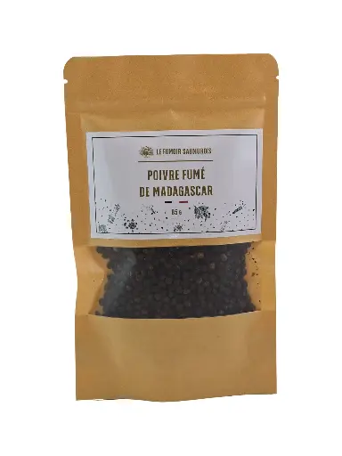 Poivre noir Fumé en grains (85G)